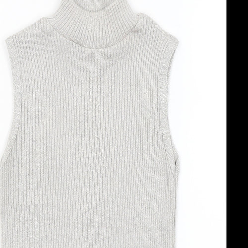 Sara Neal Womens Silver   Basic Tank Size S