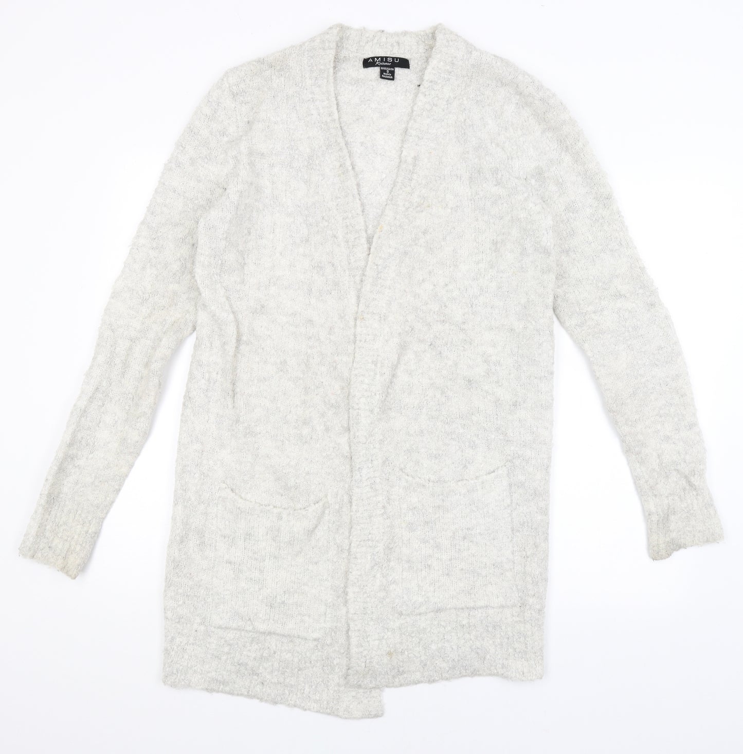 Amisu Womens Ivory   Wrap Jumper Size S