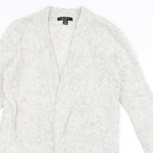 Amisu Womens Ivory   Wrap Jumper Size S