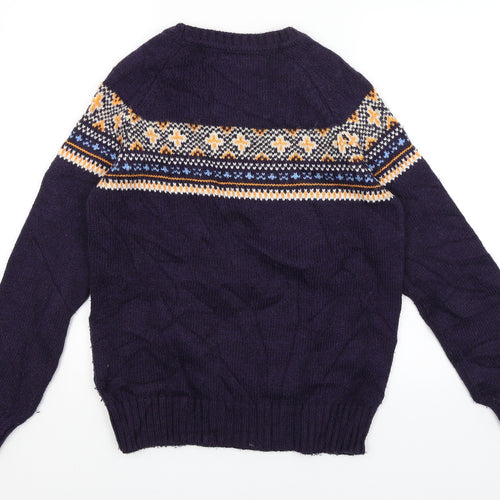 Superdry Mens Purple   Pullover Jumper Size L