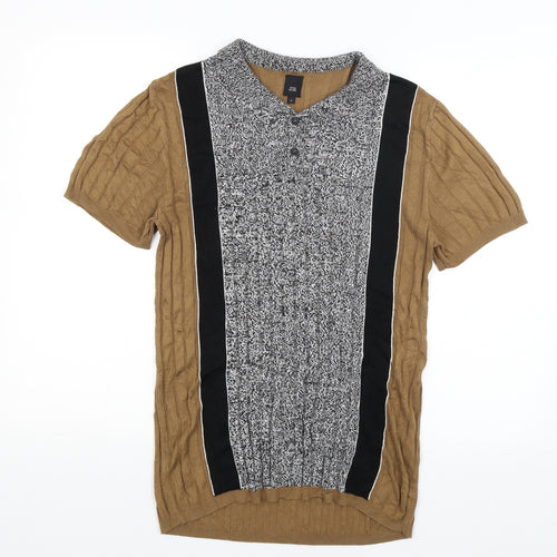 River Island Womens Brown   Basic T-Shirt Size M