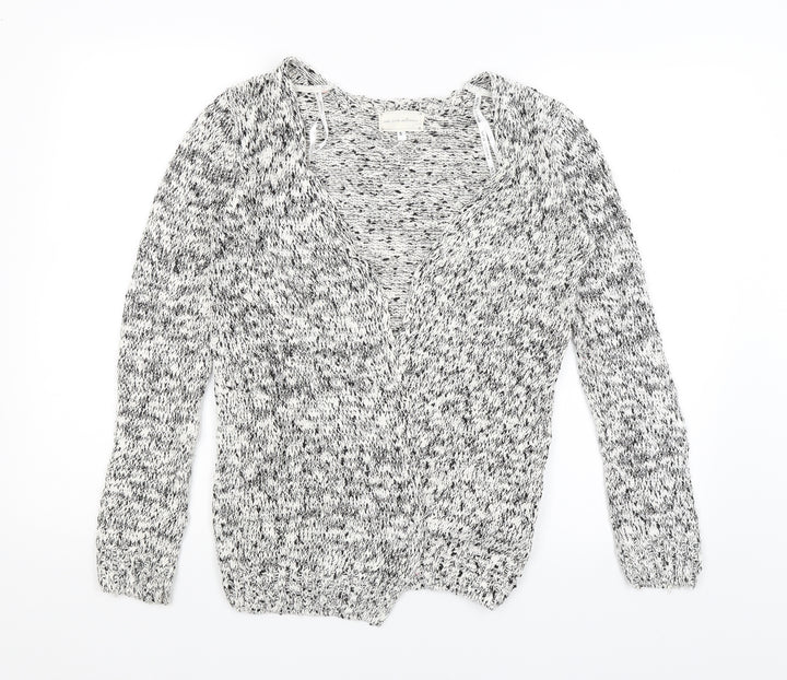 New Look Womens White Wrap Jumper Size S