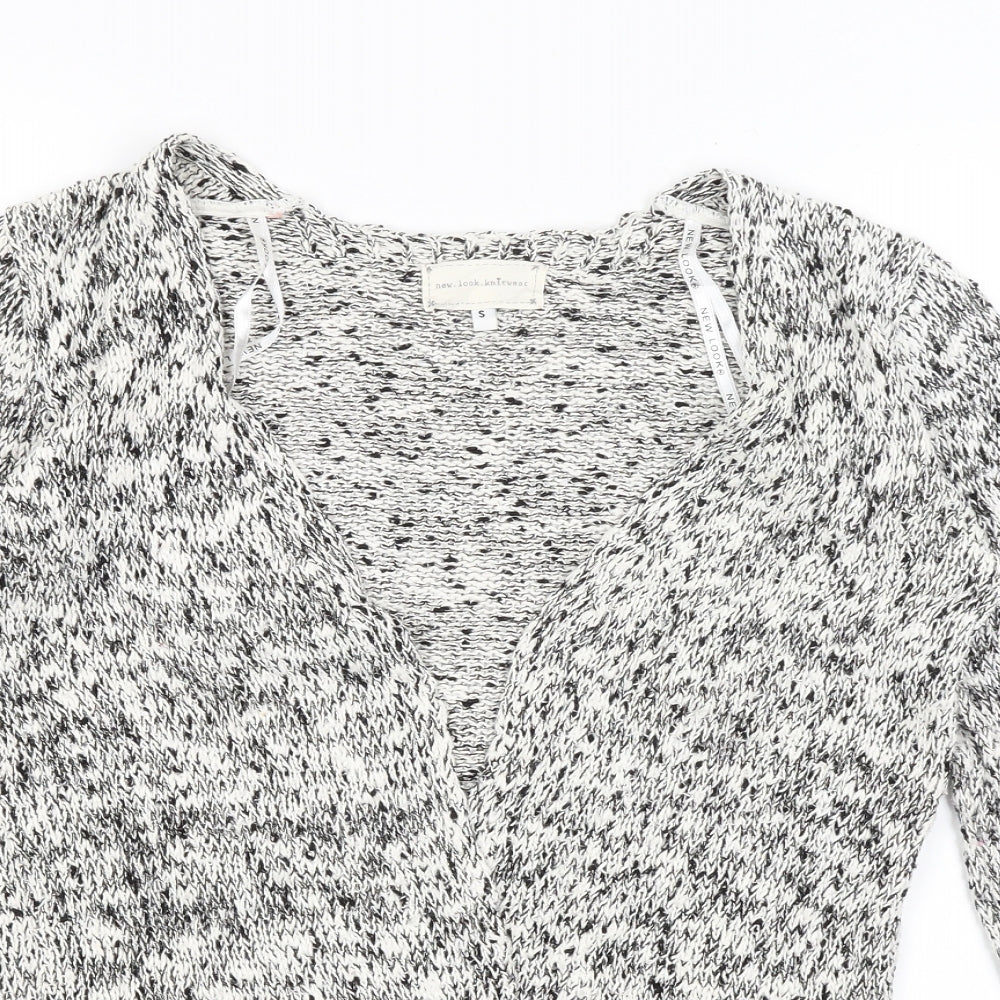 New Look Womens White   Wrap Jumper Size S