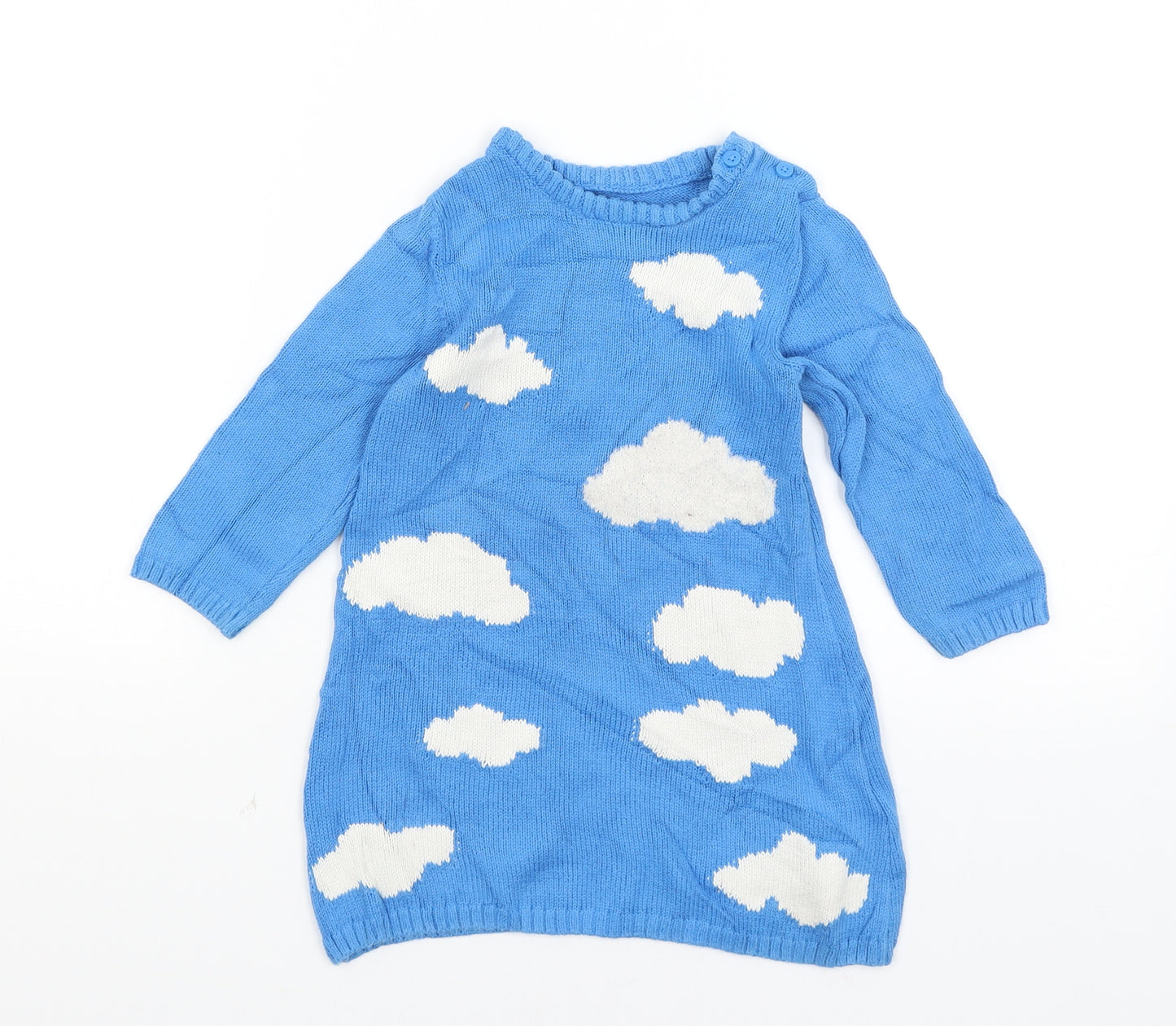 M&S Baby Blue   Jacket Dress  Size 12-18 Months