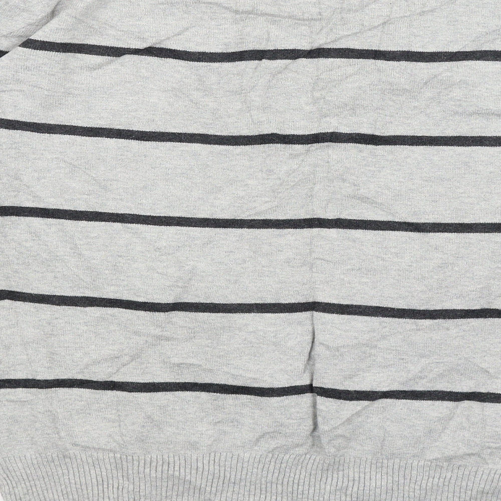 Atmopshere Womens Grey Striped  Pullover Jumper Size 18