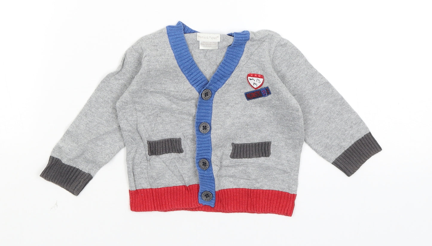 Mama's & Papa's Baby Grey   Cape Jumper Size 3-6 Months