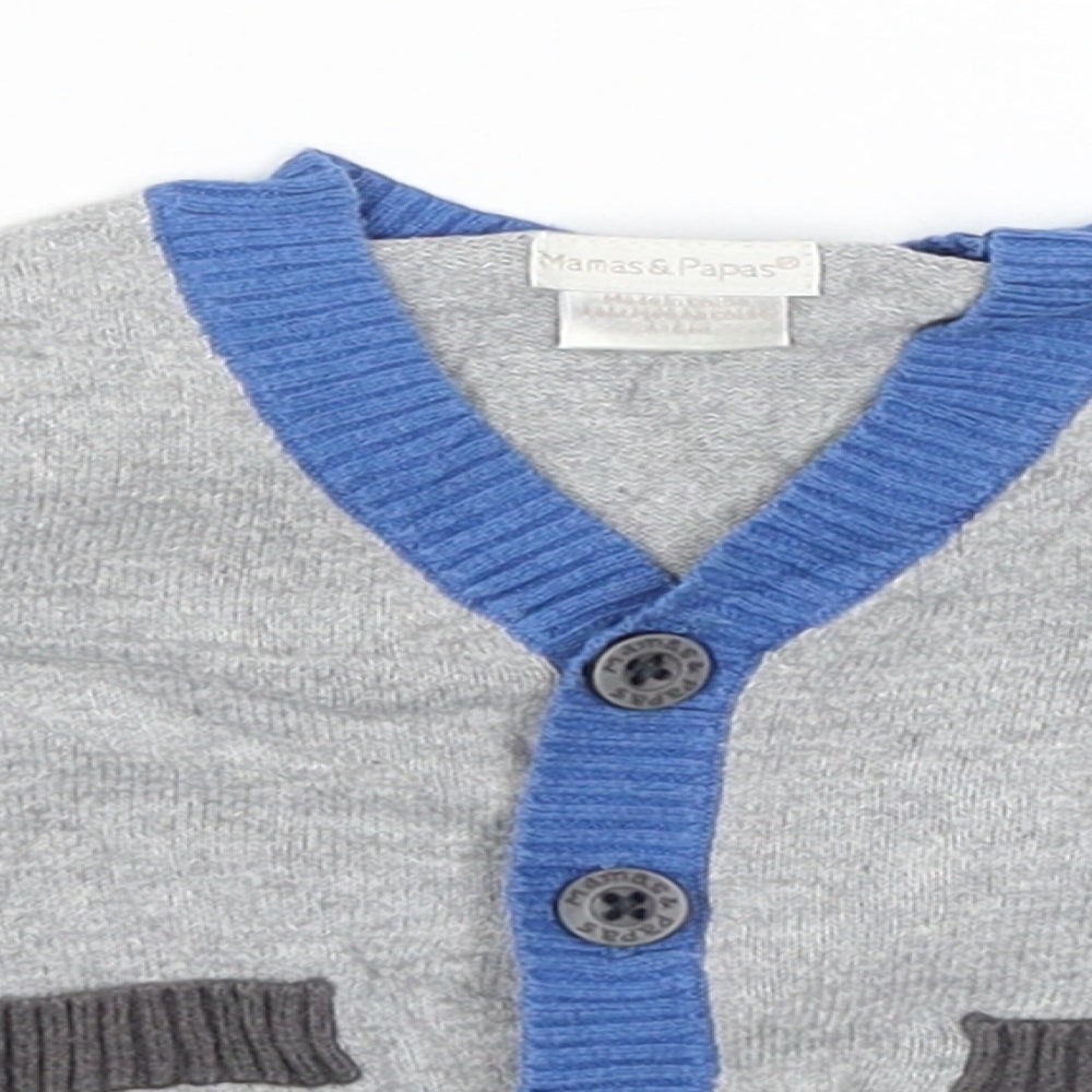 Mama's & Papa's Baby Grey   Cape Jumper Size 3-6 Months