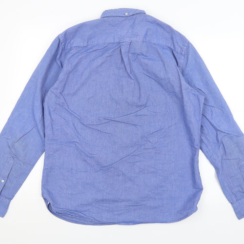 NEXT Mens Blue    Dress Shirt Size L