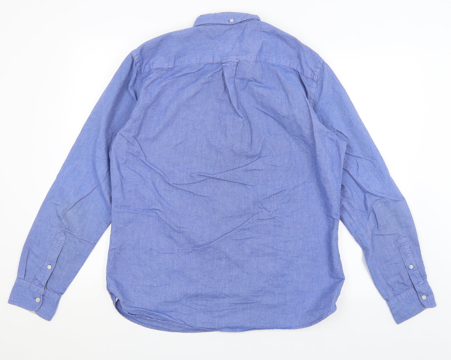 NEXT Mens Blue    Dress Shirt Size L