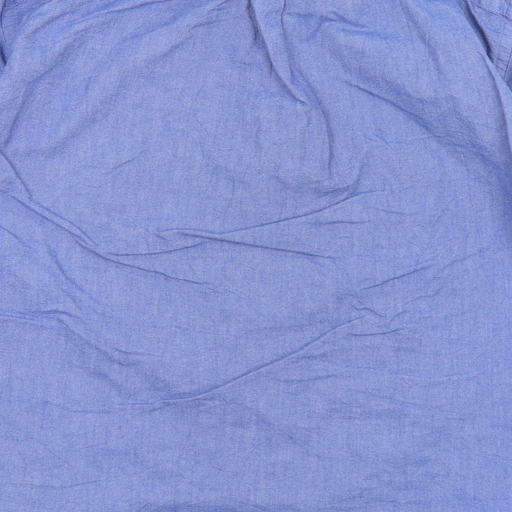 NEXT Mens Blue    Dress Shirt Size L
