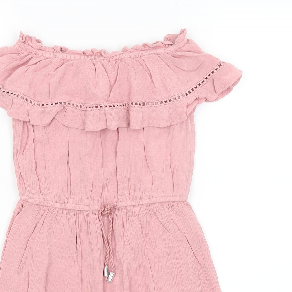 Primark Girls Pink   Fit & Flare  Size 9-10 Years