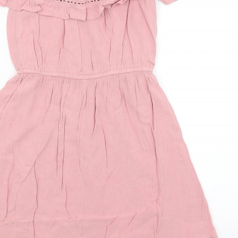 Primark Girls Pink   Fit & Flare  Size 9-10 Years