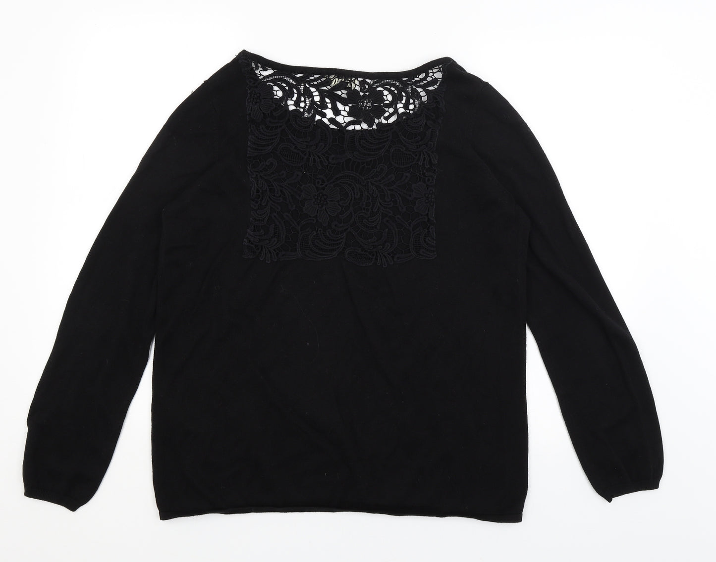 Twist & Tango Womens Black   Pullover Jumper Size M