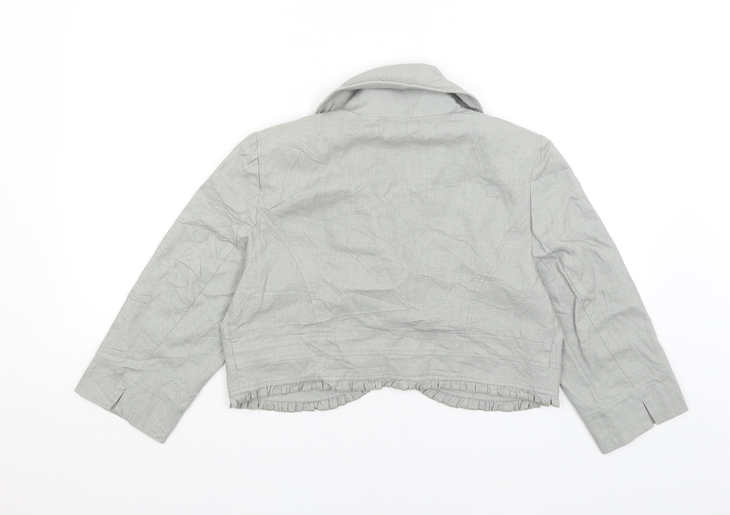 Per Una Womens Grey   Jacket Blazer Size 14