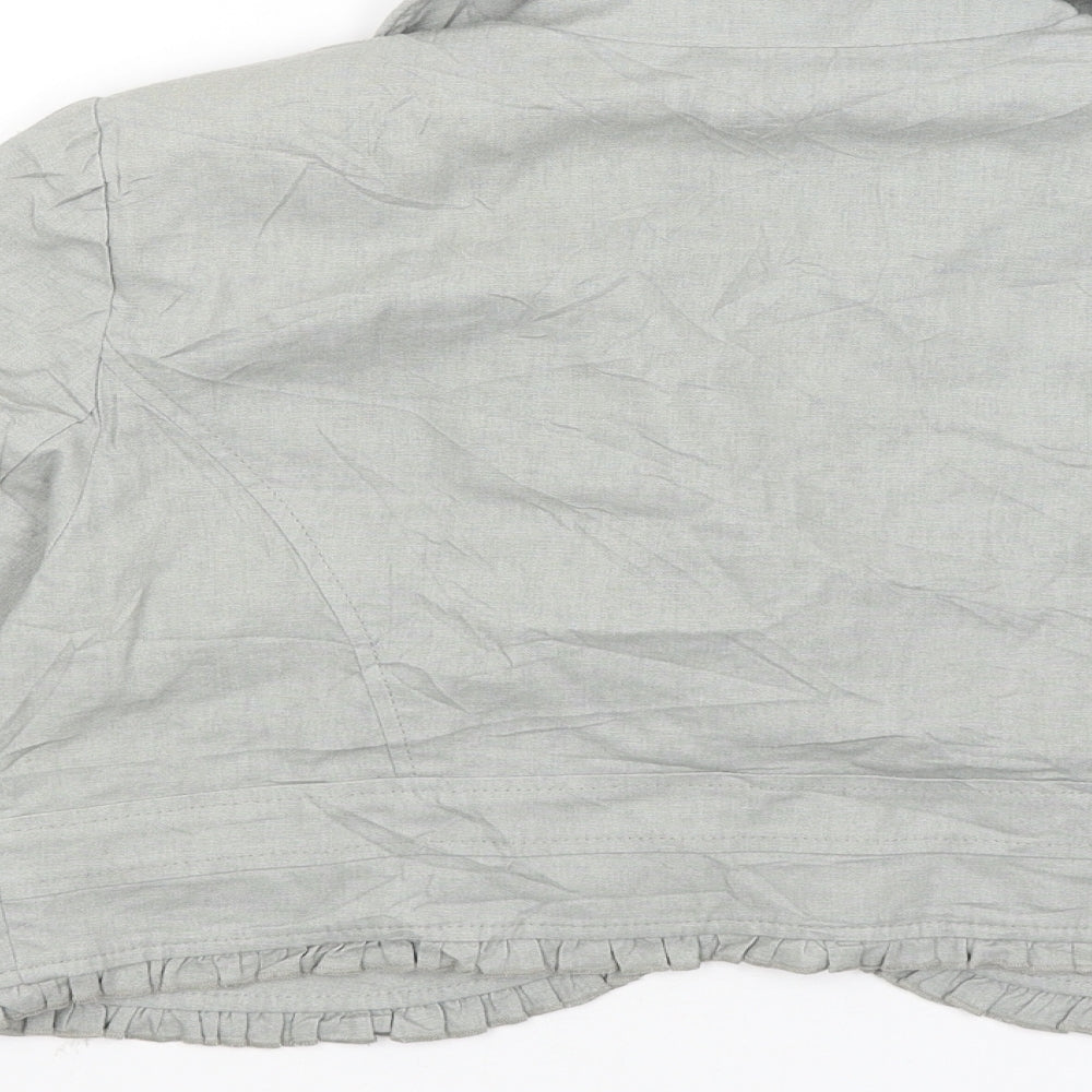 Per Una Womens Grey   Jacket Blazer Size 14