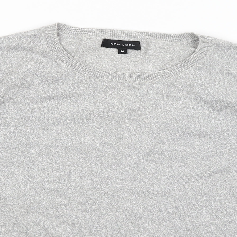 New Look Womens Grey   Pullover Jumper Size 14