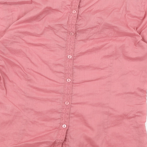 Warehouse Womens Pink   Basic Blouse Size 10
