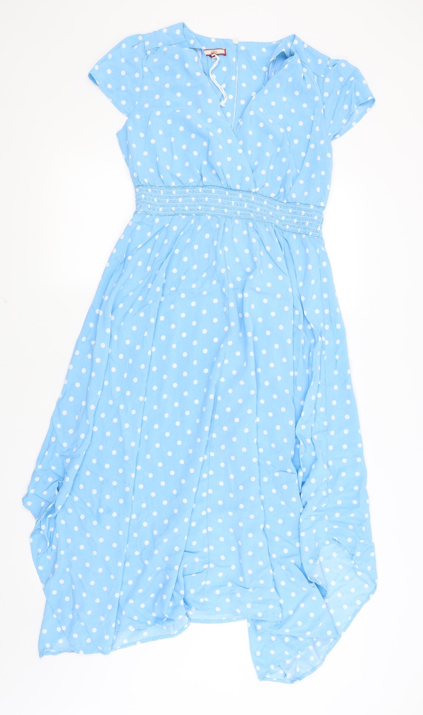 Joe Browns Womens Blue Polka Dot  Fit & Flare  Size 14