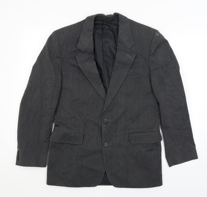 Classics Mens Grey Jacket Blazer Size S