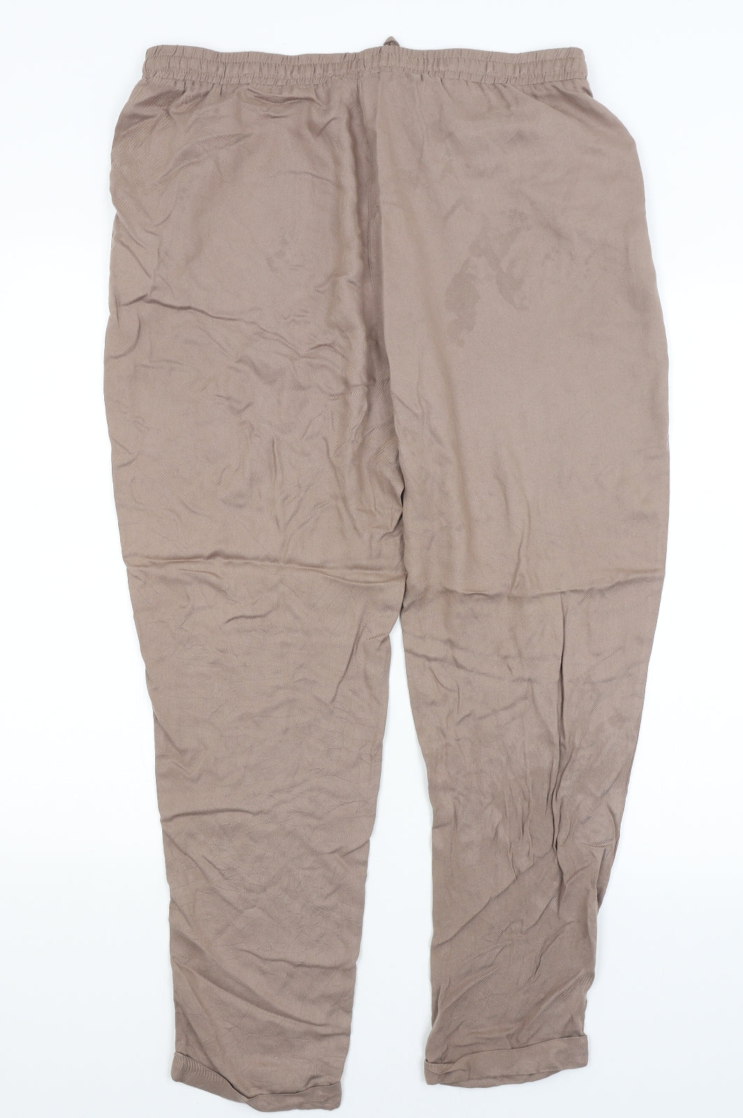 Dorothy Perkins Womens Brown   Trousers  Size 14 L26.5 in