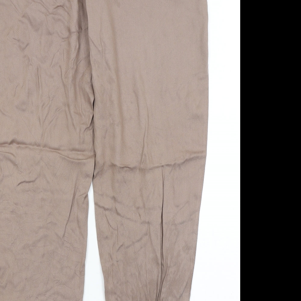 Dorothy Perkins Womens Brown   Trousers  Size 14 L26.5 in