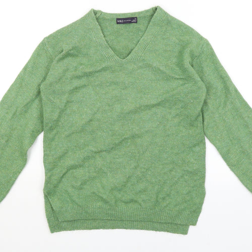 M&S Womens Green   Pullover Jumper Size XS