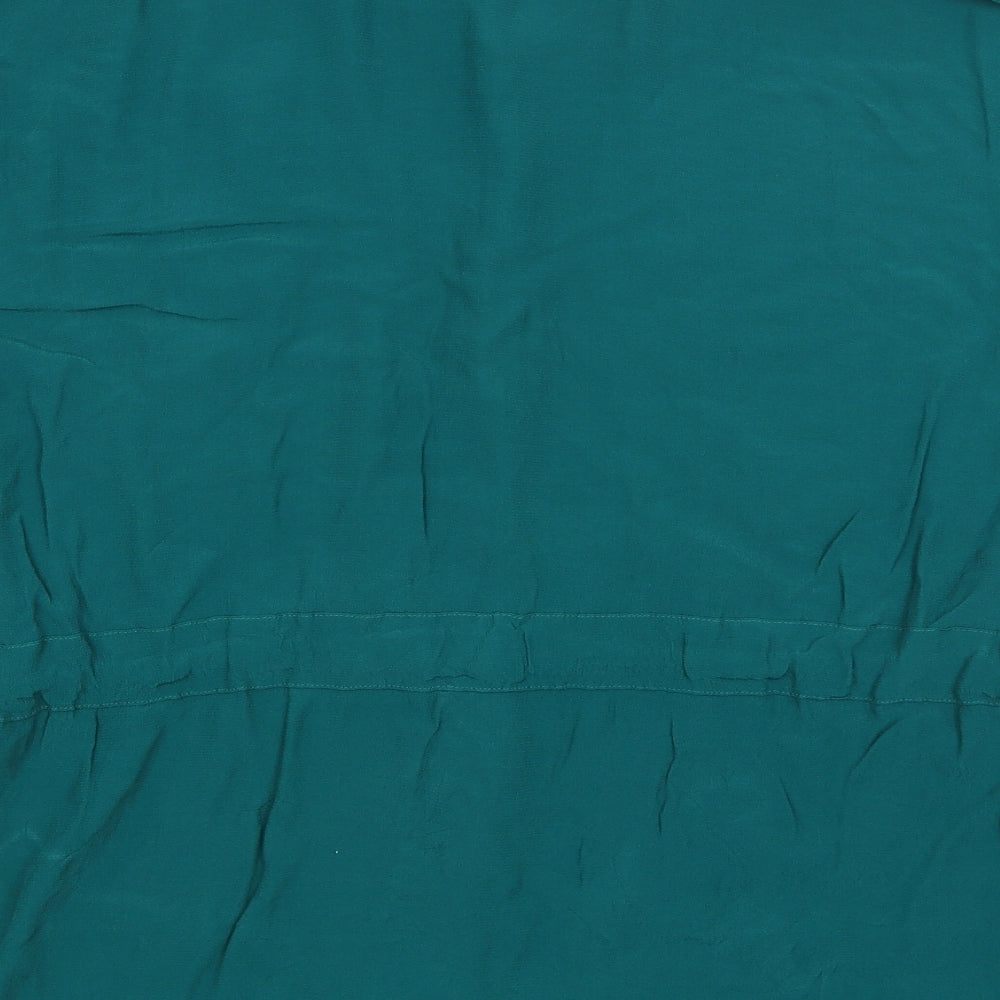 Zara Womens Green   Basic Button-Up Size M