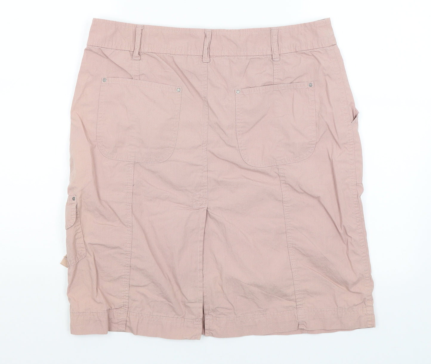 M&S Womens Pink   A-Line Skirt Size 14