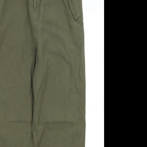 H&M Womens Green   Trousers  Size 8 L25 in