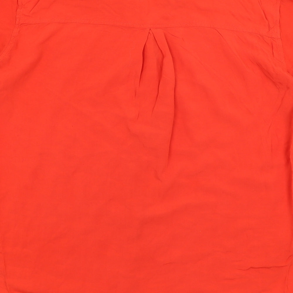 Jane & Dilaney Womens Red   Basic Button-Up Size L