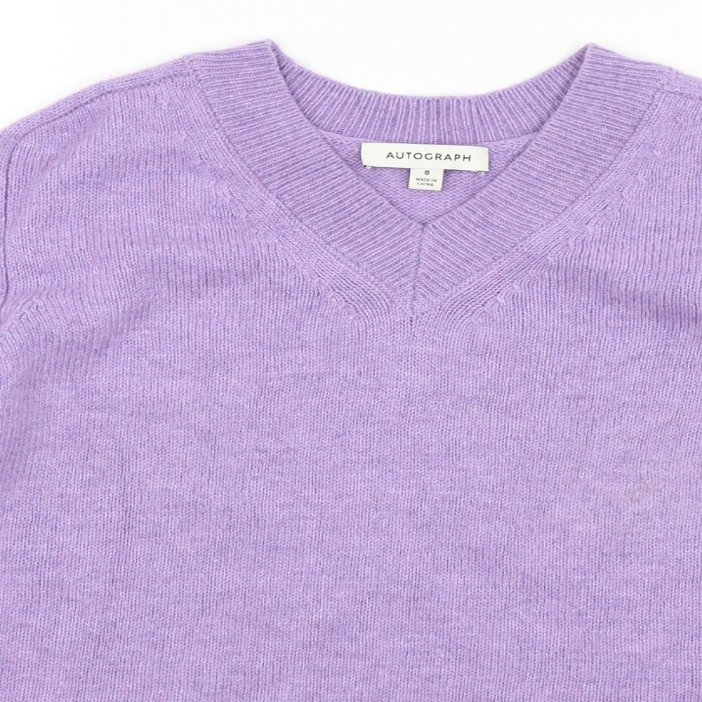 Autograph Womens Purple   Pullover Jumper Size 8
