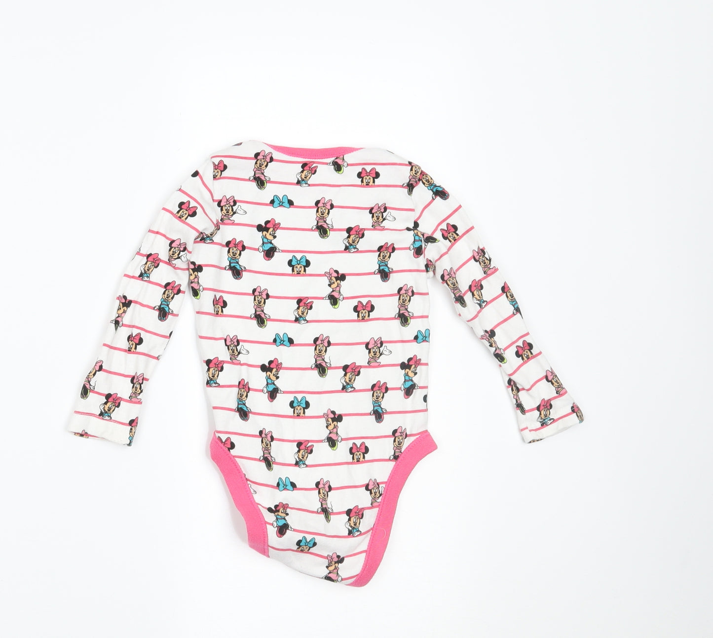 Disney Baby Girls  Geometric  Basic T-Shirt Size 9-12 Months  - MINNIE MOUSE BODYSUIT
