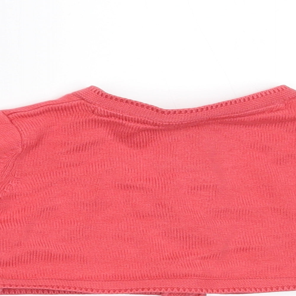 Marks and Spencer Girls Pink   Cardigan Jumper Size 3-6 Months