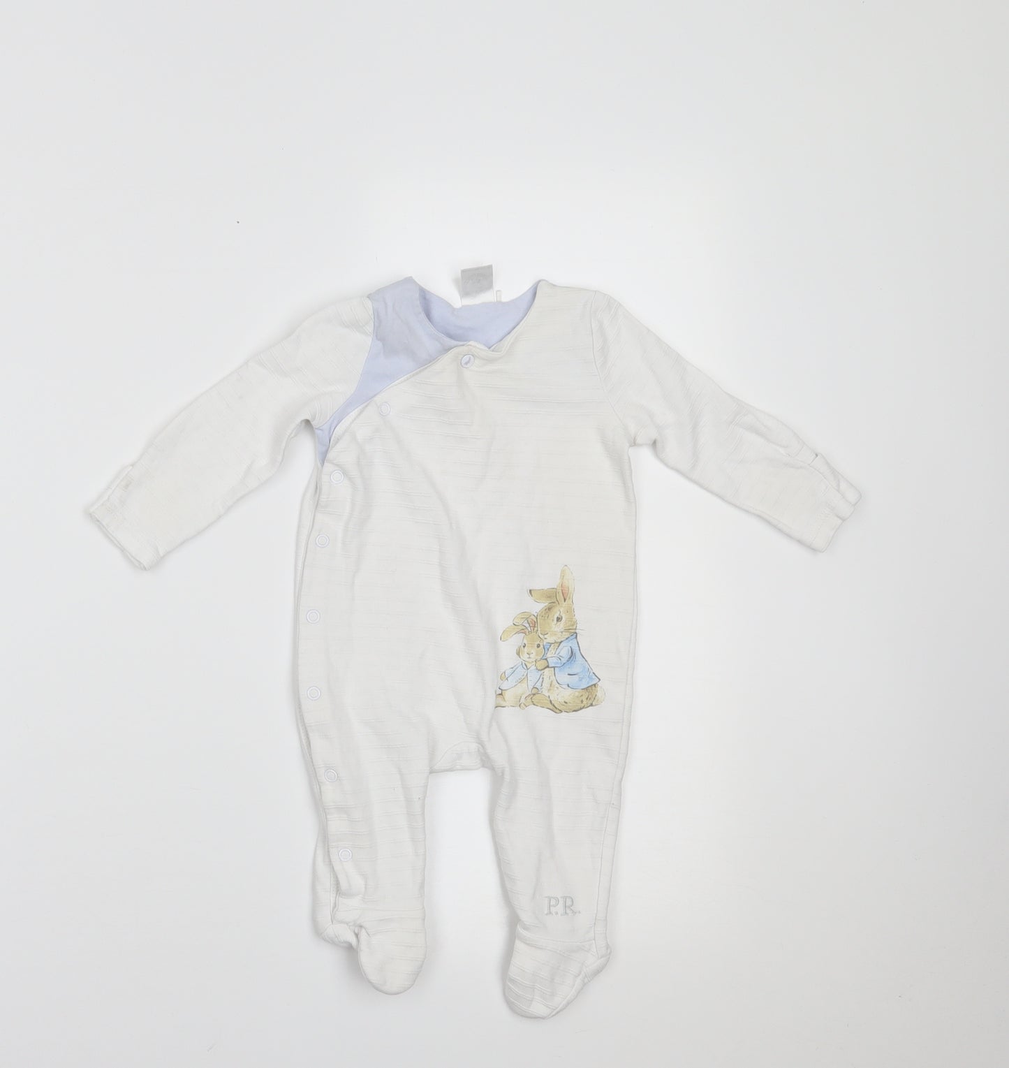 TU Baby White   Babygrow One-Piece Size 3-6 Months  - Peter Rabbit