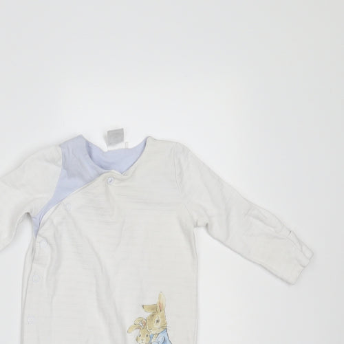 TU Baby White   Babygrow One-Piece Size 3-6 Months  - Peter Rabbit