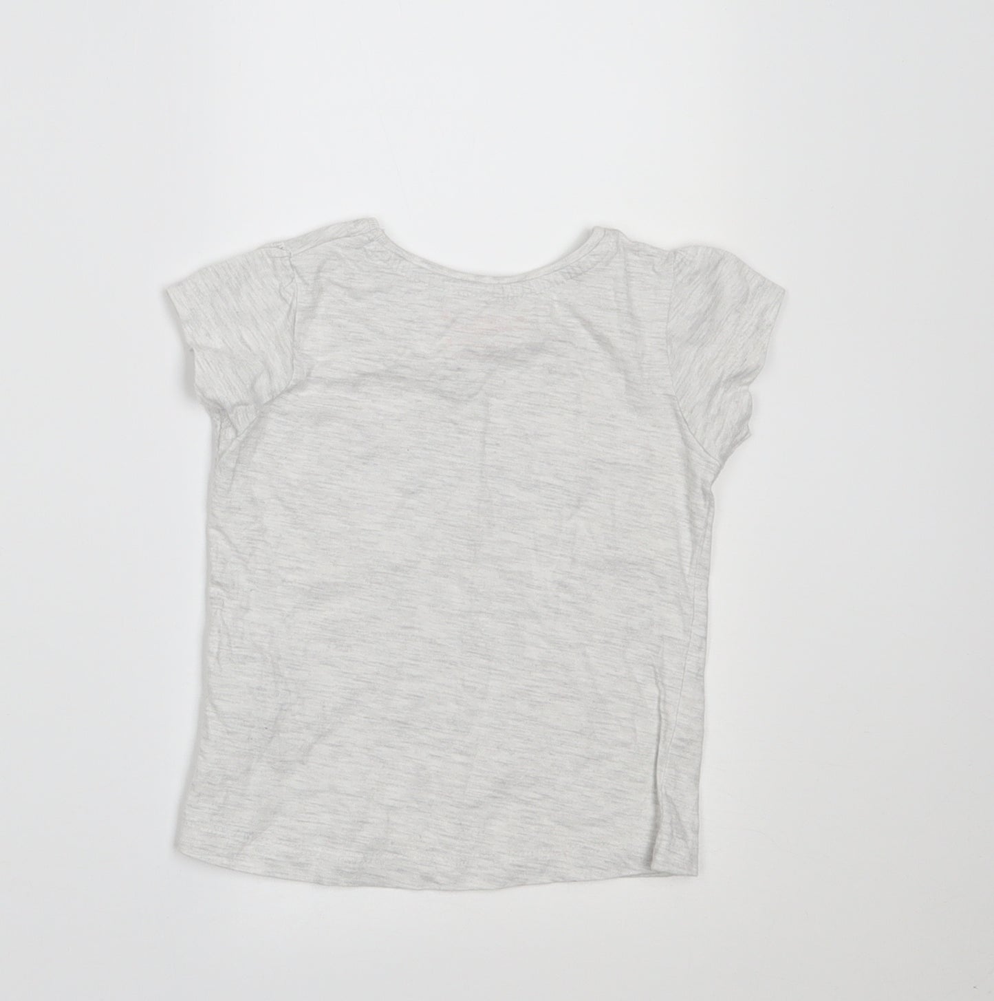 Primark Girls Grey   Basic T-Shirt Size 18-24 Months  - always believe that something wondeerful is about to happen