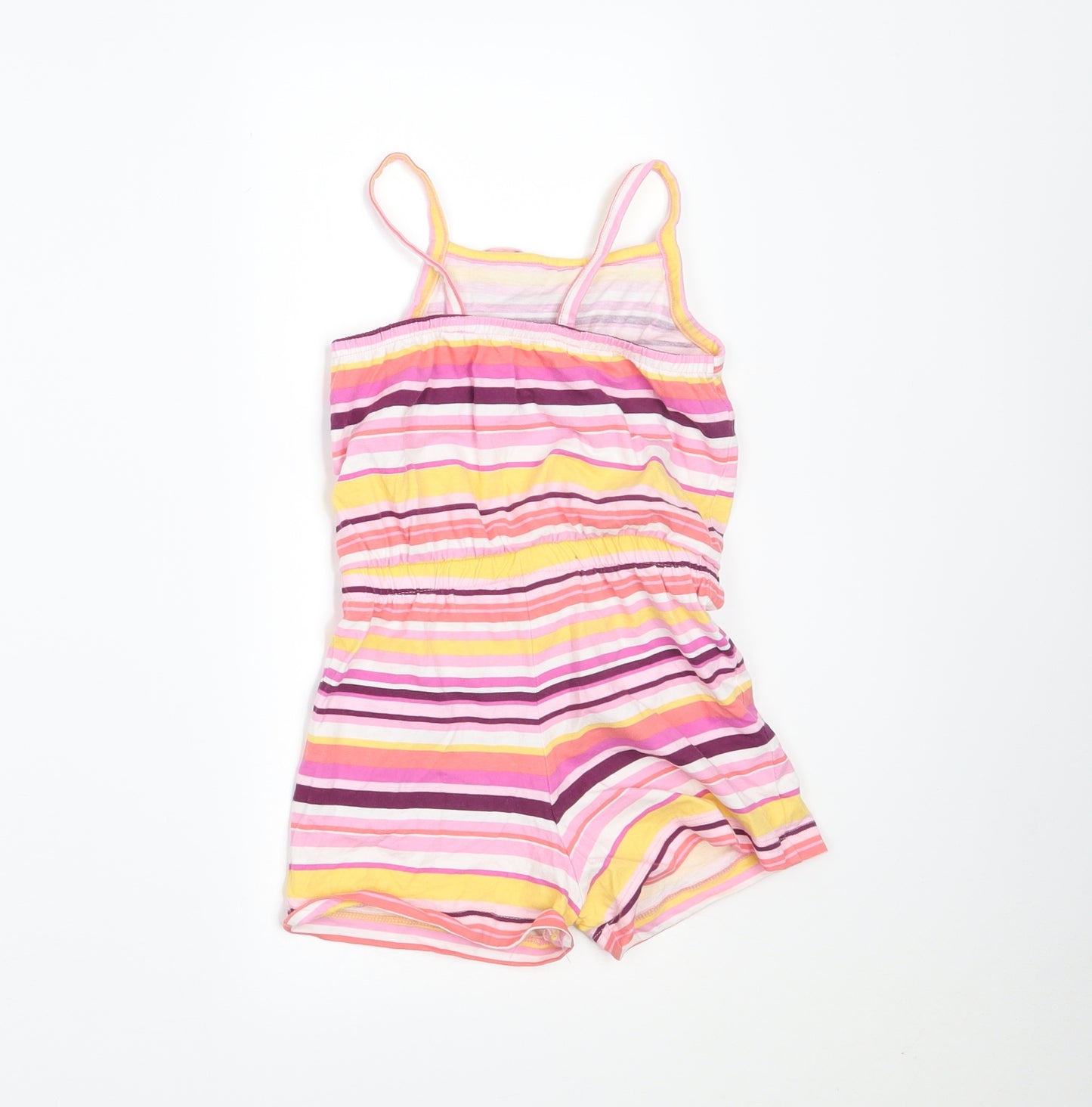 TU Girls Multicoloured Striped  Romper One-Piece Size 18-24 Months  - PLAYSUIT