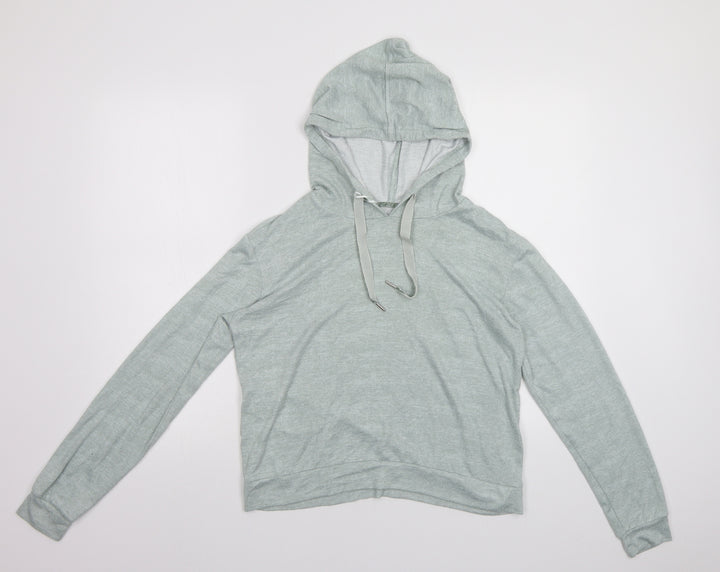 Nutmeg Womens Green Pullover Hoodie