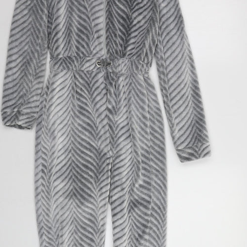 River Island Girls Grey Striped   Bodysuit Size 11-12 Years  - Onesie