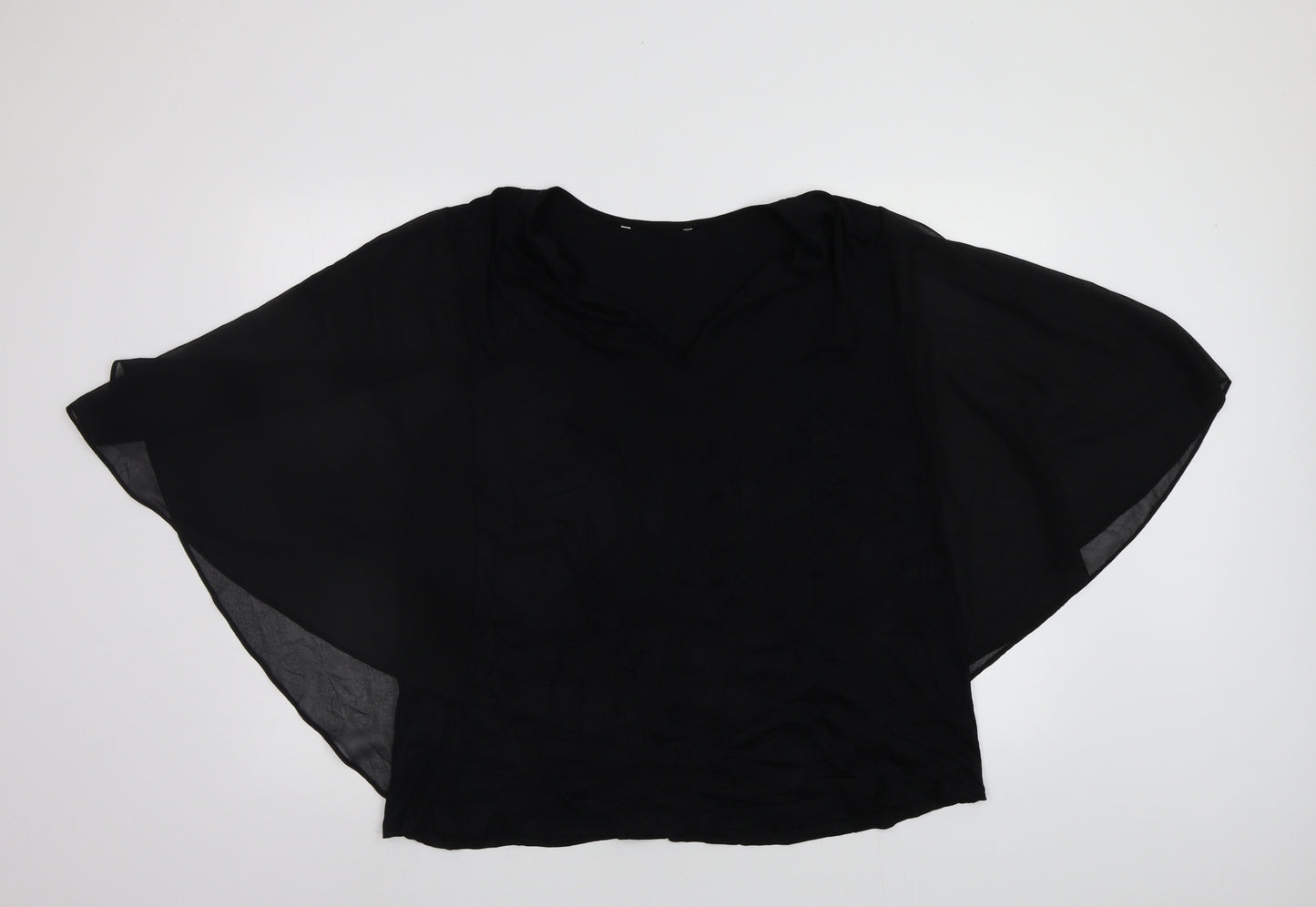 TU Womens Black   Basic Blouse Size 18