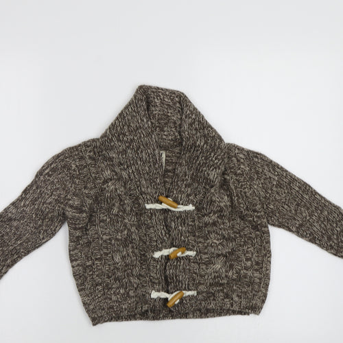 Rebel Boys Brown   Pullover Jumper Size 4-5 Years