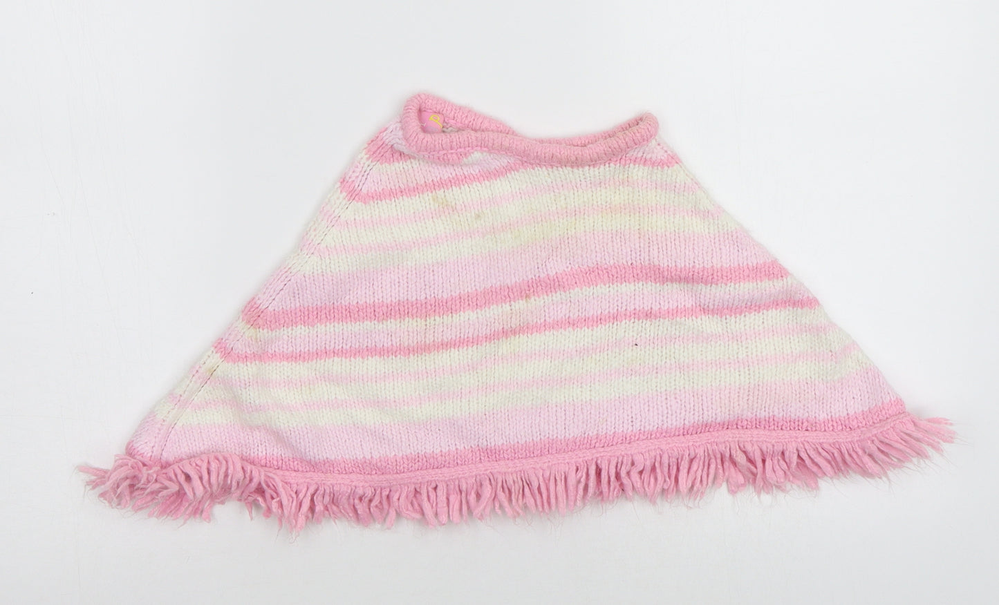 Zip Zap Baby Pink Striped  Cape Jumper Size 6-9 Months