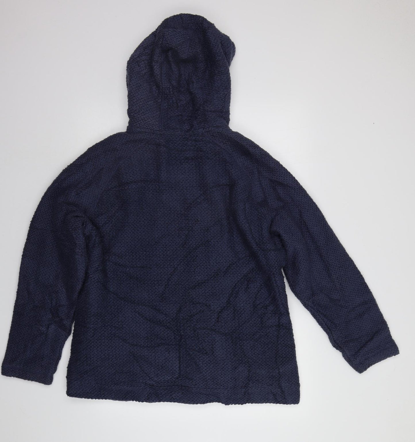 Weird Fish Mens Blue   Full Zip Hoodie Size L