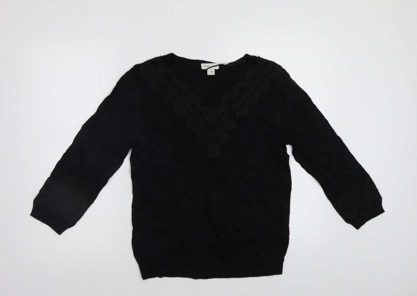 Monsoon Womens Black   Pullover Jumper Size 14