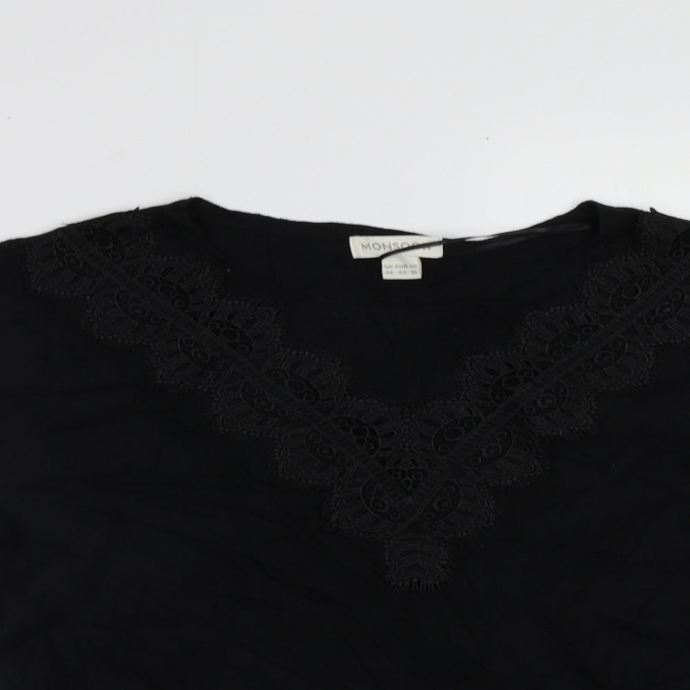 Monsoon Womens Black   Pullover Jumper Size 14