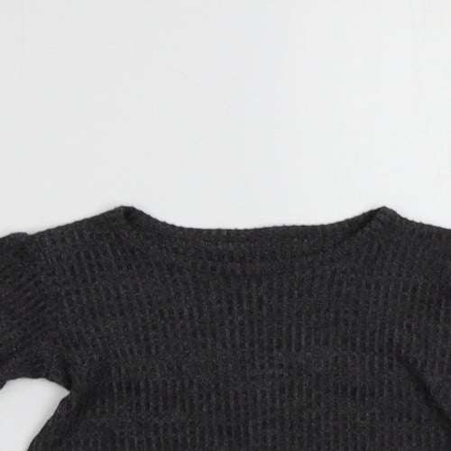 M&s Baby Grey   Pullover Jumper Size 6-9 Months
