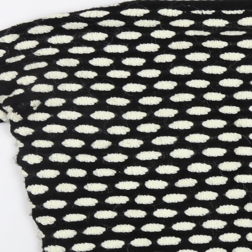 Primark Womens Black Polka Dot  Pullover Jumper Size 8