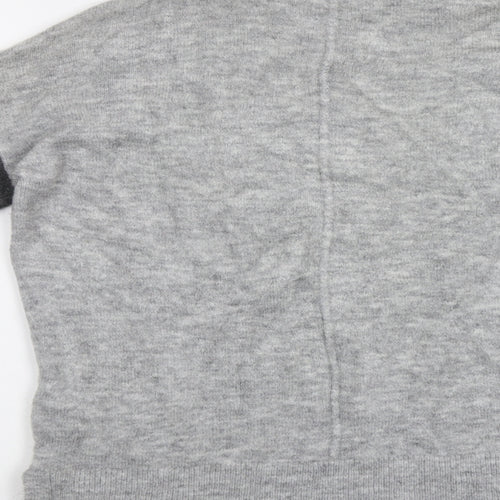 M&S Womens Grey   Pullover Jumper Size S