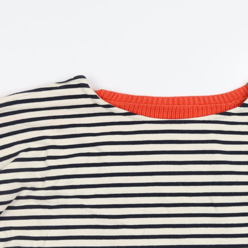 Edition  Womens Red Striped  Pullover Jumper Size M
