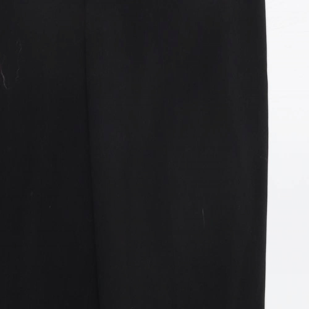 M&Co Womens Black   Dress Pants Trousers Size 14 L31 in